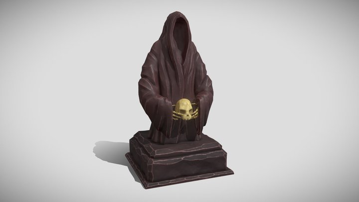 Statue - Medieval Cleaning 3D Model