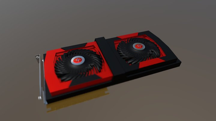 SWGZ Graphics Card 3D Model