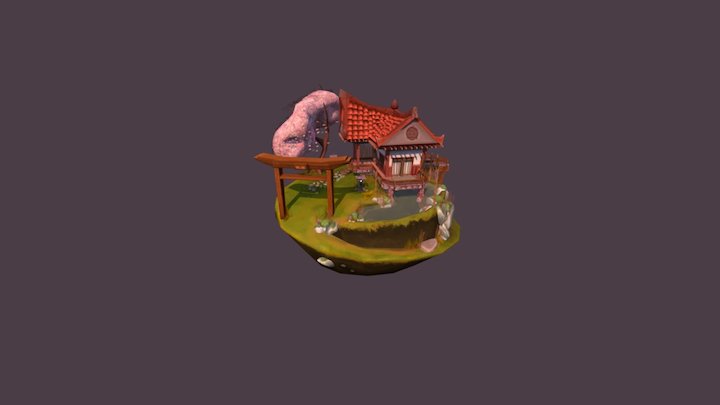 The Peaceful Dojo 3D Model