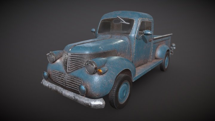 Old Custom Pickup Code 247 3D Model
