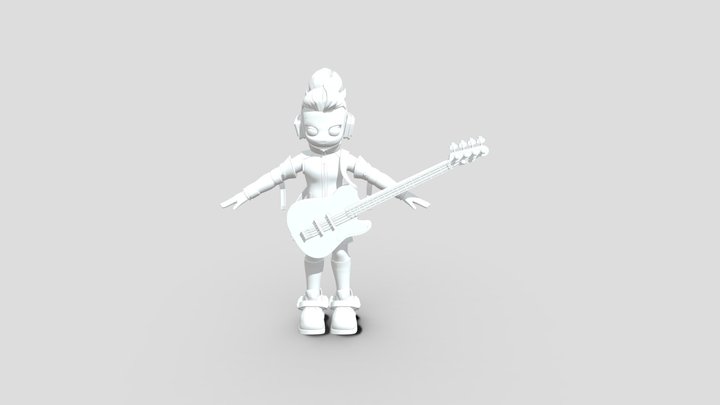 Bass Boy (ANIME) / Progress 3D Model
