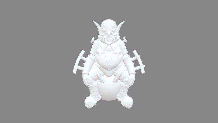 Merged Space Hopper - WIP 3D Model