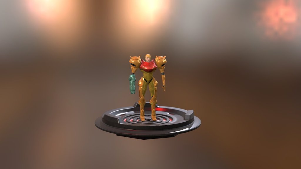 Samus Aran - Metroid - 3D model by DanNup [0db9687] - Sketchfab