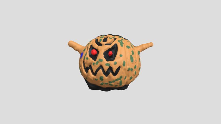 weird ass pumpkin I made on the fly 3D Model
