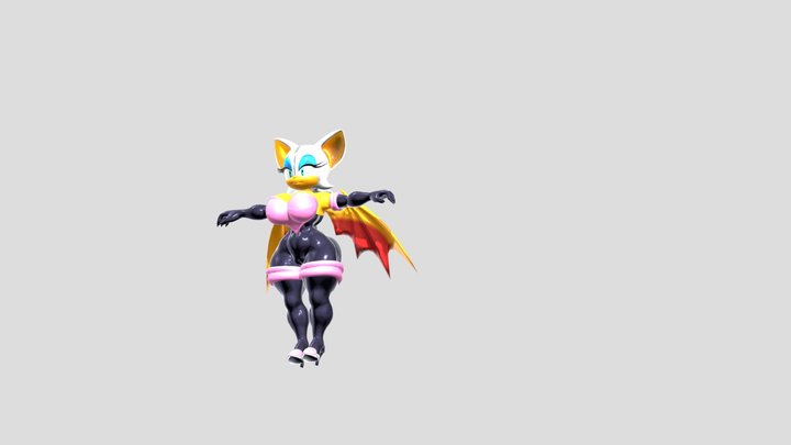 thicc-rouge-the-bat 3D Model