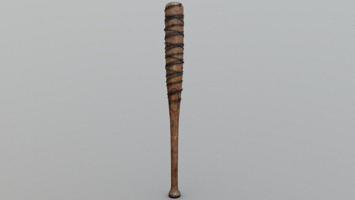 Negan's baseball bat "Lucille" 3D Model
