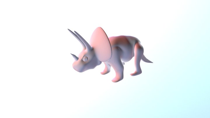 Triceratops 3D Model