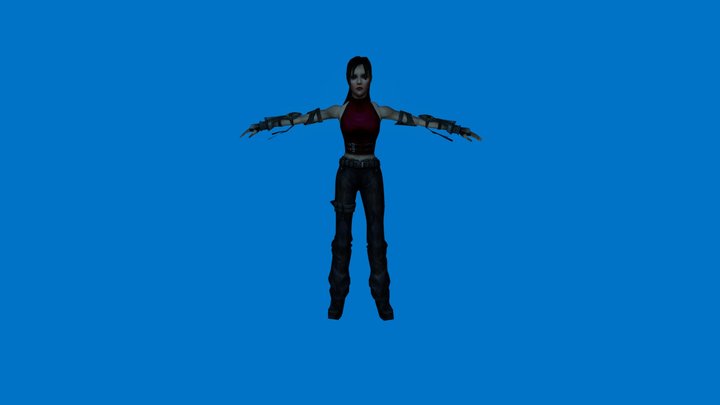 Primal - Jen (Rigged and compatible with Unity) 3D Model