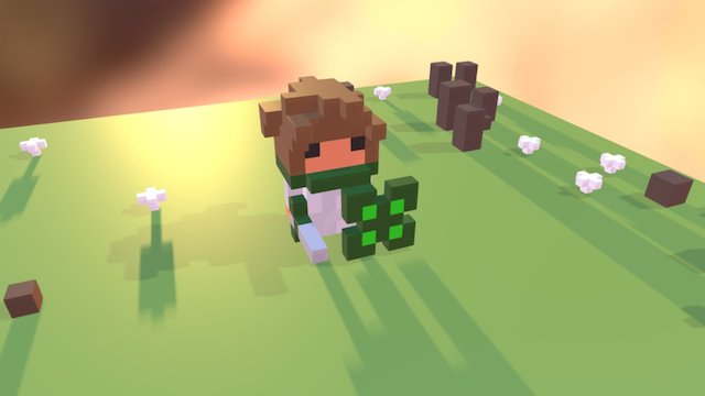 Voxel Art Character | 3D Model