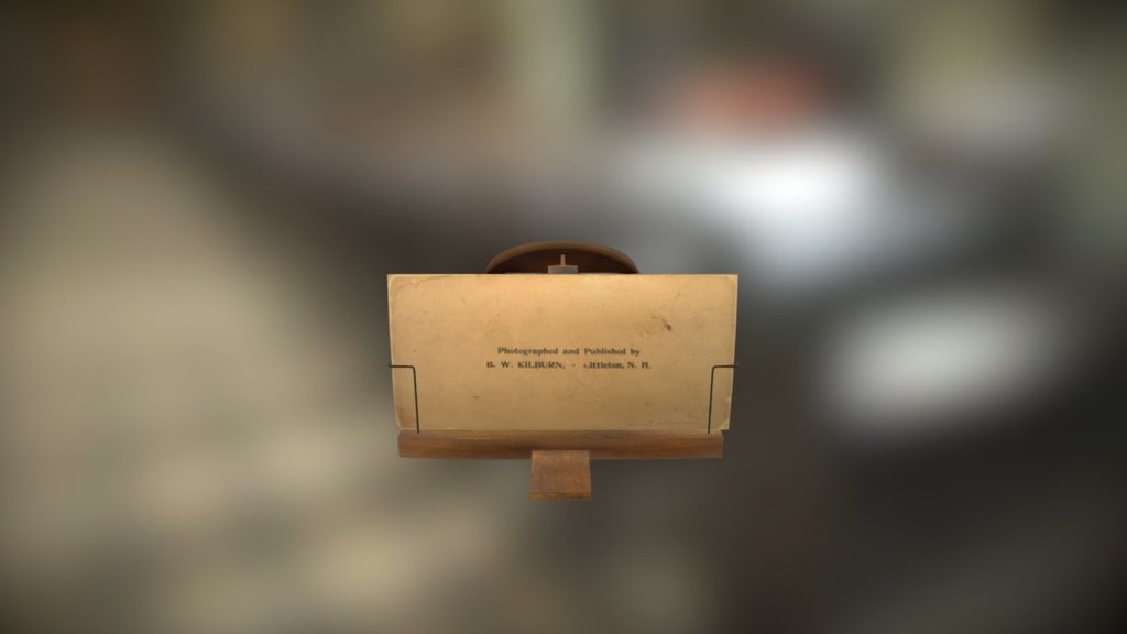 Holmes-Bates Stereoscope — Sketchfab embed 3D viewer