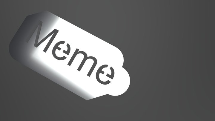 Meme 3D Model