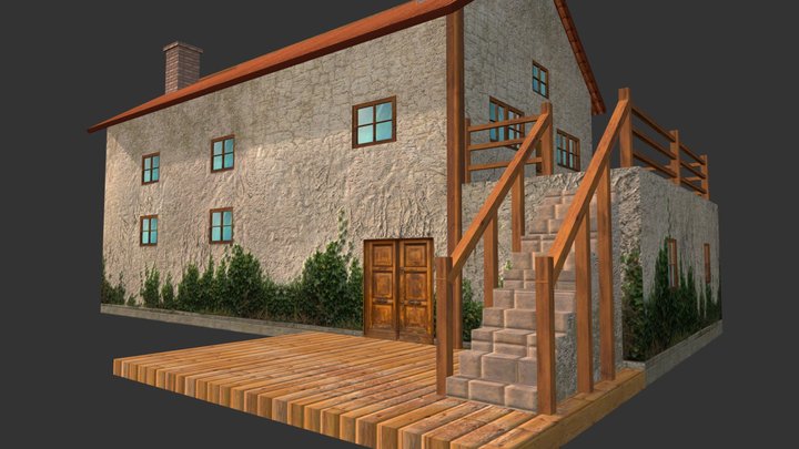 Texturing Assignment 2+3 - House 3D Model