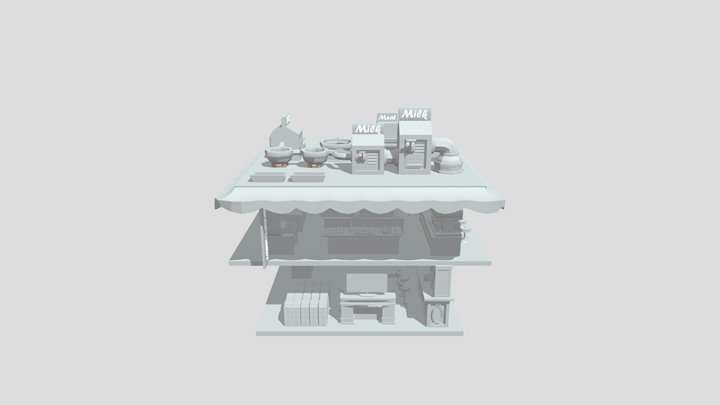 Diorama Ana López 3D Model