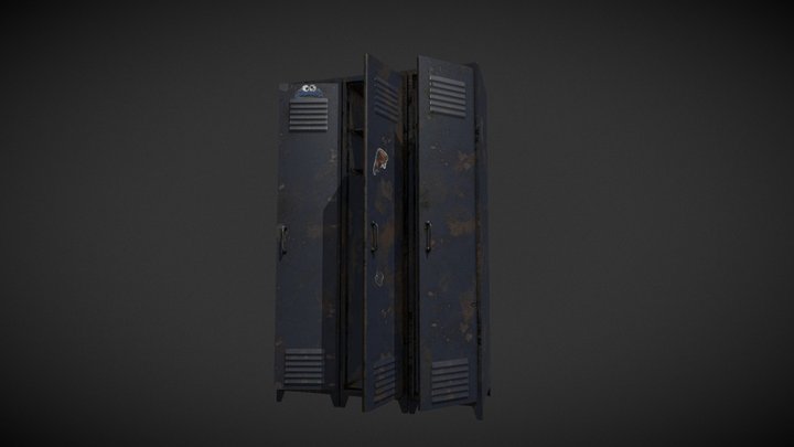 Old Locker 3D Model