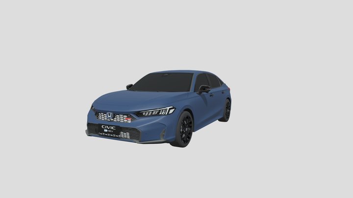 2025 Honda Civic RS e:HEV 3D Model
