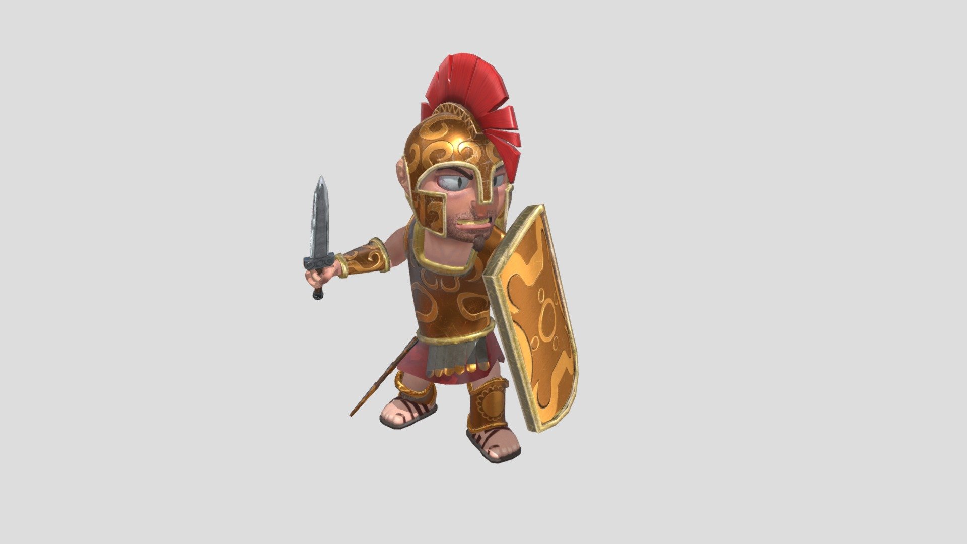 Roman_soldier_idle - 3D model by Leo Carvalho (@leoc) [0dc7a99] - Sketchfab