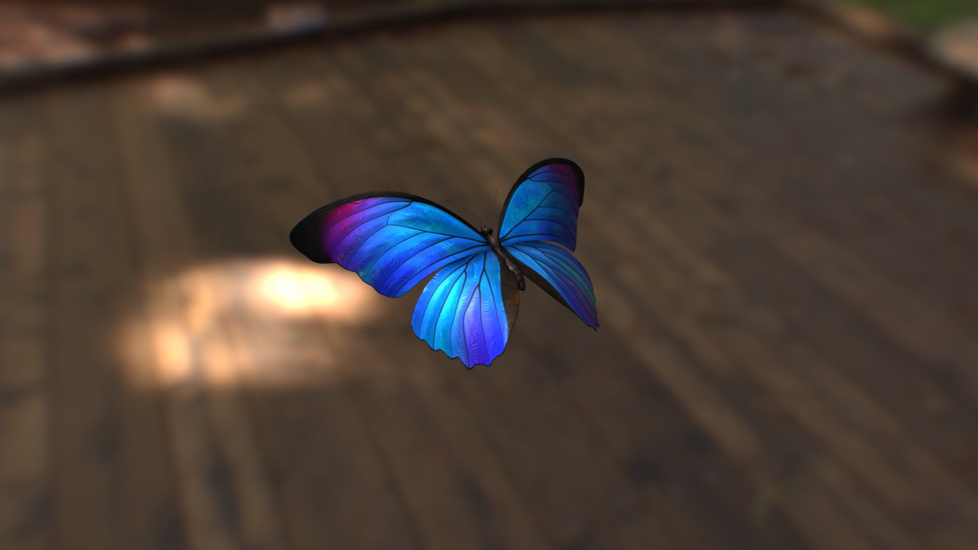 Animated Blue Morpho Butterfly - Buy Royalty Free 3D model by impylse  (@impylse) [0dc7faa]