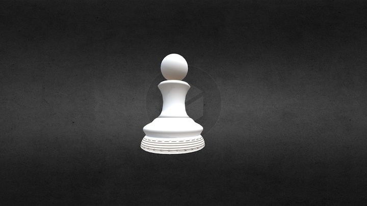 Pawn (Bauer) Chess Model 3D Model