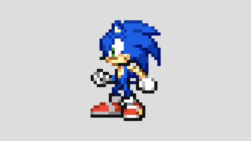 Sonic Sprite - 3D