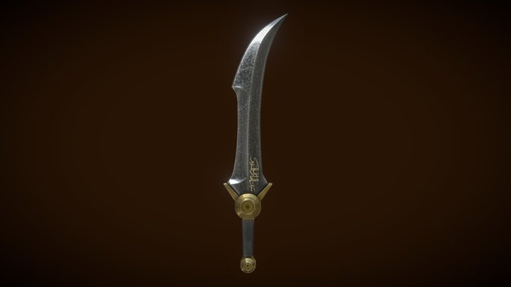 Sword of the Avenging Warrior 3D Model