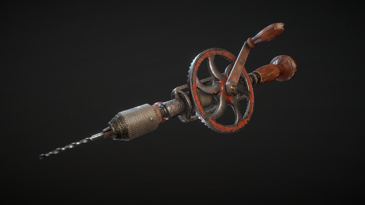 Miller falls No. 980 - Game ready asset 3D Model