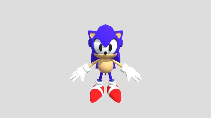 Sonic – Modello 3D gratuito STL