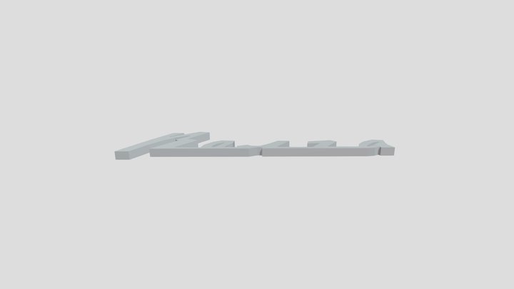 Volga emblem 3D Model