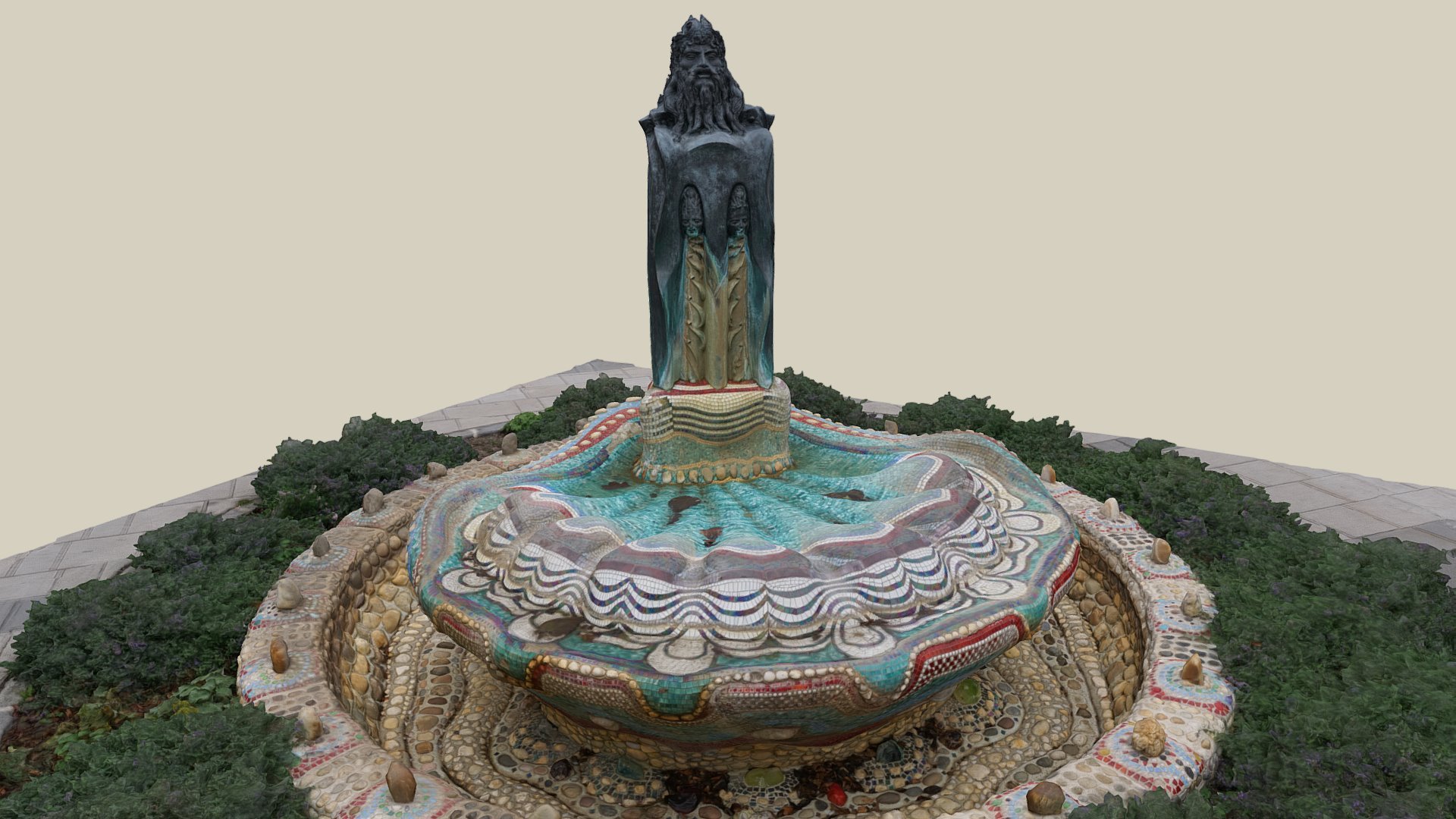Mosesbrunnen — Sketchfab embed 3D viewer