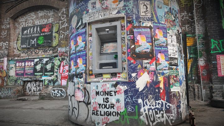 Berlin, Friedrichshain, ATM – Modello 3D gratuito STL