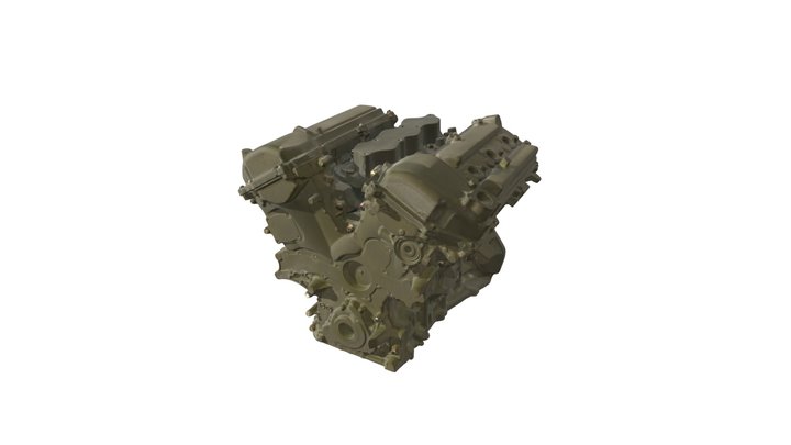 Toyota Motor Foam Replica 3D Scan 3D Model