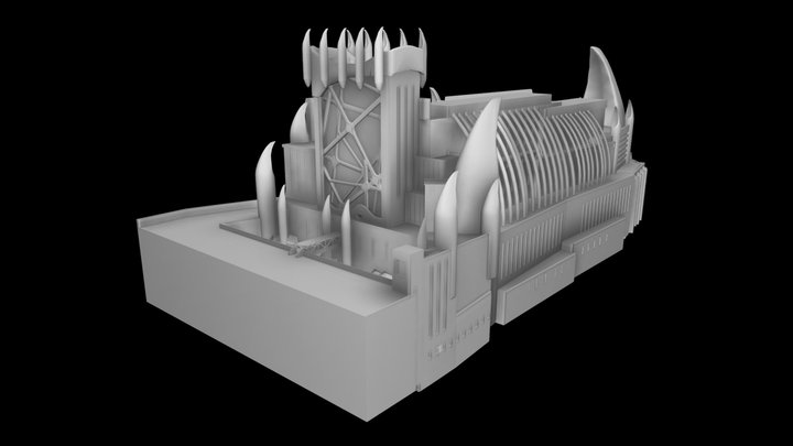 Alcázar de Segovia (revisión) 3D Model