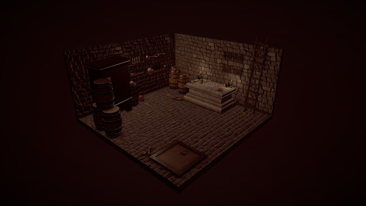 Storeroom Necromancer 3D Model