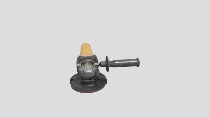 Angle Grinder 3D - 4K Texture 3D Model