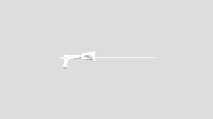 Handgun_obj 3D Model