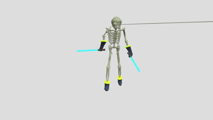 Skeleton Enemy 3D Model