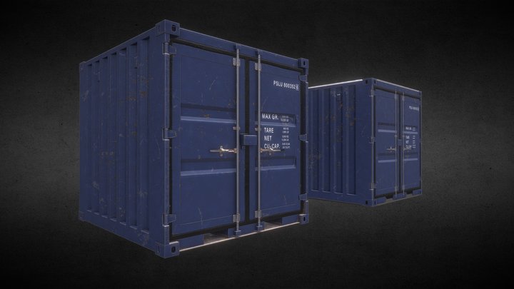 Small Container 3D Model
