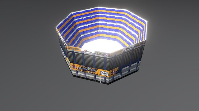Tigres Estadio 3D Model