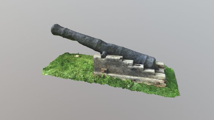 Bronze Bell  / Tal-y-Bont Wreck Cannon 3D Model