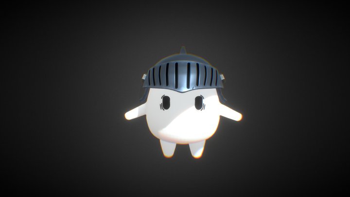 Mallow Knight 3D Model
