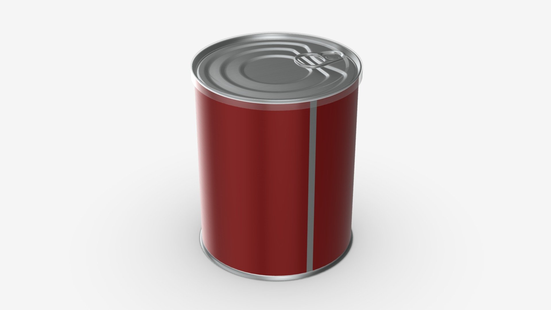 Metal coffee tin can