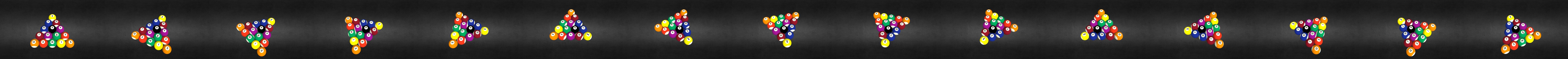 Billiard Balls 3D Model