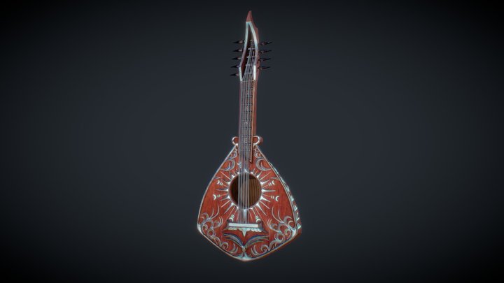 Spellthief lute 3D Model