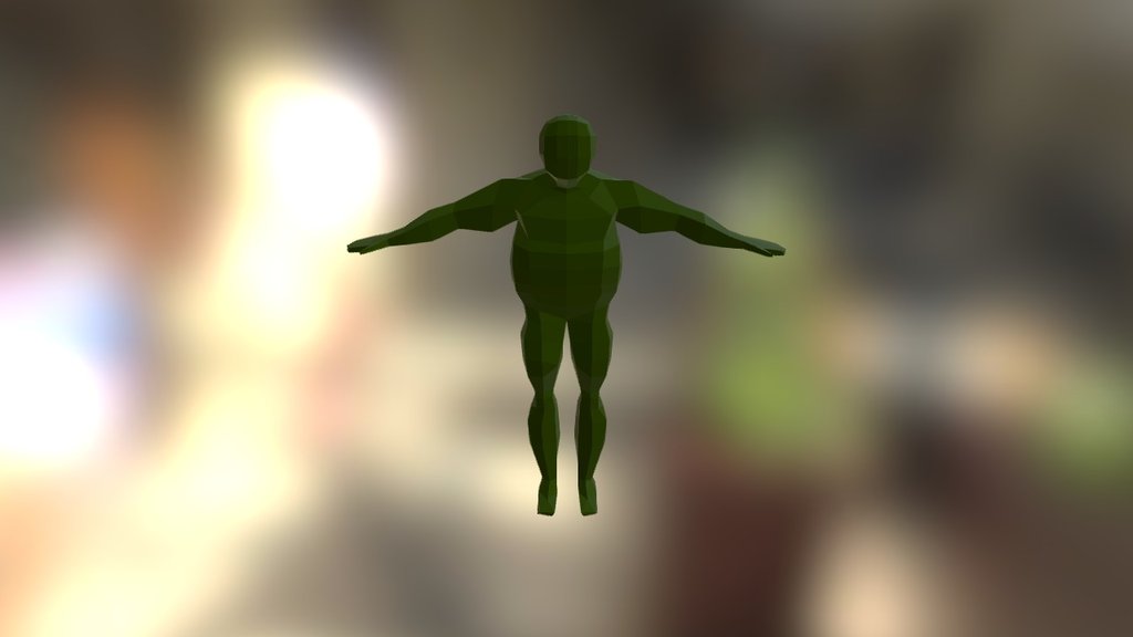 Low Poly Fat Orc - 3D model by yobjic [0dd3ed1] - Sketchfab