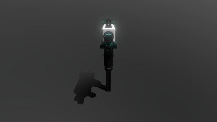 Sci-fi Mac 10 3D Model