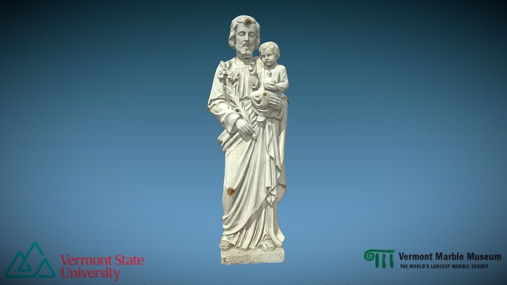 Joseph and Jesus Plaster Model (VTSU3D-60-2) 3D Model