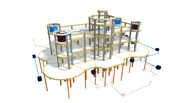 Instalações Elétrica e Hidráulica | K&F 3D Model