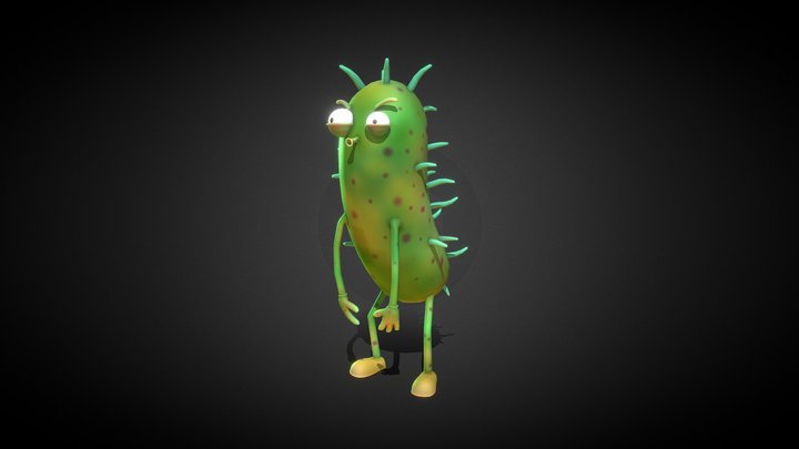 Bacteria 3D Model
