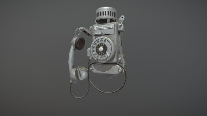 Mine telephone 3D Model