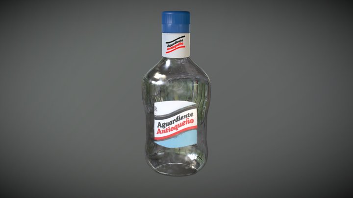 Aguardiente Antioqueño Model 3D Model
