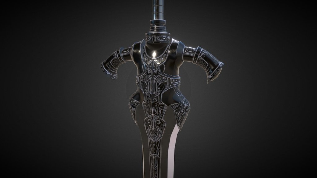 Artorias Sword (remastered) - Download Free 3D model by drbanana ...